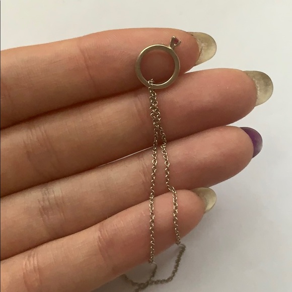 Sterling Silver and Ruby Necklace - Picture 2 of 5